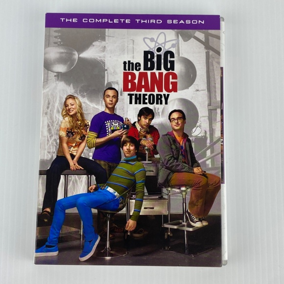The Big Bang Theory Season 3 DVD Set 3 Discs 2009 TV Series Third Season - Picture 1 of 9